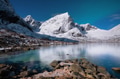 Norway, Lofoten island. Mountains and reflections on water at night. Winter landscape. Norway, Lofoten island. Mountains and reflections on water at night. Winter landscape. - PhotoDune Item for Sale