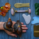 Skin care beauty concept with giant snails, face roller and guasha massagers Skin care beauty concept with giant snails, face roller and guasha massagers - PhotoDune Item for Sale