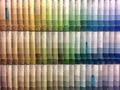 Color gradient at the interior design home room store, with paint options samples for customers Color gradient at the interior design home room store, with paint options samples for customers - PhotoDune Item for Sale