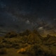 Milky Way and stars over Cyclops arch in the Alabama Hills near Lone Pine California Milky Way and stars over Cyclops arch in the Alabama Hills near Lone Pine California - PhotoDune Item for Sale