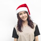 Christmas woman smiling Christmas woman smiling - PhotoDune Item for Sale