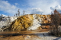 Travel landscape of Mammoth Hot Springs in Wyoming. A limestone from rock formations and textures Travel landscape of Mammoth Hot Springs in Wyoming. A limestone from rock formations and textures - PhotoDune Item for Sale