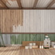 Painting walls and wooden panels in empty room with ladder and paint cans Painting walls and wooden panels in empty room with ladder and paint cans - PhotoDune Item for Sale
