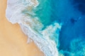 Travel and vacation image. Coast as a background from top view. Blue water background from air. Travel and vacation image. Coast as a background from top view. Blue water background from air. - PhotoDune Item for Sale