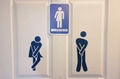 Funny Bathroom sign with option for either Male or Female. Funny Bathroom sign with option for either Male or Female. - PhotoDune Item for Sale