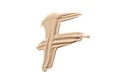Letter F made with foundation smudged Letter F made with foundation smudged - PhotoDune Item for Sale