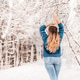 Emotional girl, winter frosty day, snow and sun. snowy forest, blue-eyed blonde lies and laughs in t Emotional girl, winter frosty day, snow and sun. snowy forest, blue-eyed blonde lies and laughs in t - PhotoDune Item for Sale