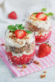 Dessert with Fresh Berries, Cottage Cheese, Granola and Berries Jam Dessert with Fresh Berries, Cottage Cheese, Granola and Berries Jam - PhotoDune Item for Sale