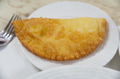 Chebureki or fried pie with meat on plate close up Chebureki or fried pie with meat on plate close up - PhotoDune Item for Sale