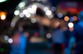 Abstract bokeh background of far city lights ahead Abstract bokeh background of far city lights ahead - PhotoDune Item for Sale