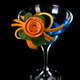 Art in orange- cocktail Blue lagoon Art in orange- cocktail Blue lagoon - PhotoDune Item for Sale