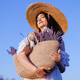 Beautiful woman in the lavender field on sunset in France Beautiful woman in the lavender field on sunset in France - PhotoDune Item for Sale