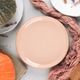 Fall thanksgiving table setting pumpkin decor flatlay with pink dish Fall thanksgiving table setting pumpkin decor flatlay with pink dish - PhotoDune Item for Sale