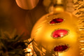 A Decorated Golden Christmas Bauble A Decorated Golden Christmas Bauble - PhotoDune Item for Sale