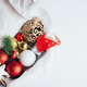 Box with Christmas shiny toys. Red and gold balls and New Year's baubles Box with Christmas shiny toys. Red and gold balls and New Year's baubles - PhotoDune Item for Sale