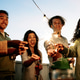 Joyful Gathering of Friends for a Delicious Meal Having fun and Celebrating with Alcoholic Bewerage Joyful Gathering of Friends for a Delicious Meal Having fun and Celebrating with Alcoholic Bewerage - PhotoDune Item for Sale
