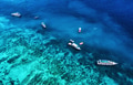 Boats and sea in Indonesia. View from the air Boats and sea in Indonesia. View from the air - PhotoDune Item for Sale