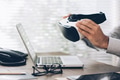 Business and virtual reality Business and virtual reality - PhotoDune Item for Sale