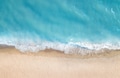 Beach and waves from top view. Aerial view of luxury resting at sunny day. Summer seascape from air. Beach and waves from top view. Aerial view of luxury resting at sunny day. Summer seascape from air. - PhotoDune Item for Sale
