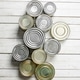 Tin cans with food. Tin cans with food. - PhotoDune Item for Sale