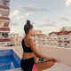 Engaging in Meditation and Finding Deep Relaxation by the Pool in a Tranquil Urban Oasis Engaging in Meditation and Finding Deep Relaxation by the Pool in a Tranquil Urban Oasis - PhotoDune Item for Sale