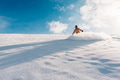 snowboarder is riding from snow hill snowboarder is riding from snow hill - PhotoDune Item for Sale