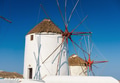 Mykonos, Greece. Traditional windmills. The symbol of Mykonos at the day time. Mykonos, Greece. Traditional windmills. The symbol of Mykonos at the day time. - PhotoDune Item for Sale