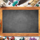 Spiritual and Healing Items Surrounding Blank Chalkboard Spiritual and Healing Items Surrounding Blank Chalkboard - PhotoDune Item for Sale