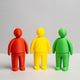 Three human figures: red, yellow, and green. Assessment of suitability for the job. Three human figures: red, yellow, and green. Assessment of suitability for the job. - PhotoDune Item for Sale
