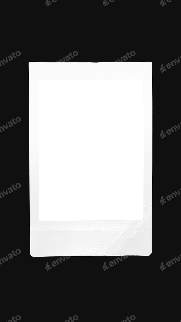 film frame instagram stories story template polaroid Stock Photo