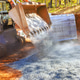 Track loader machinery dumps gravel on construction site during works day Track loader machinery dumps gravel on construction site during works day - PhotoDune Item for Sale