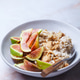 Oatmeal with figs, peanut butter, walnuts and maple syrup. Oatmeal with figs, peanut butter, walnuts and maple syrup. - PhotoDune Item for Sale