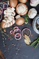 Button Mushroom with Rosemary, Onion and Peppercorns Button Mushroom with Rosemary, Onion and Peppercorns - PhotoDune Item for Sale