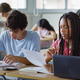 Focused Students Taking Exam Inside High School College Classroom Focused Students Taking Exam Inside High School College Classroom - PhotoDune Item for Sale