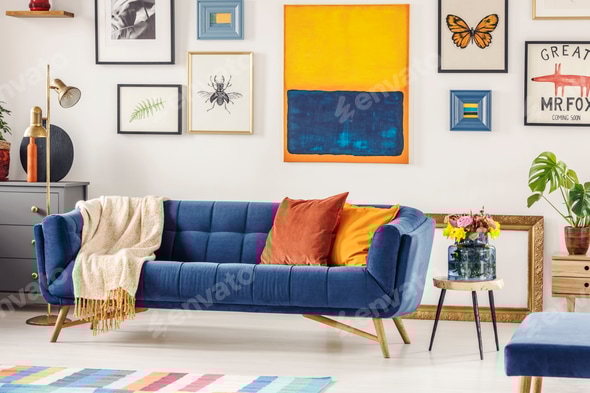 Navy Blue And Orange Pillows Sofa Blue Orange Throw Pillows Real