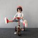 Happy child riding a bike. Funny kid pretend to be racer.. Little boy playing indoors Happy child riding a bike. Funny kid pretend to be racer.. Little boy playing indoors - PhotoDune Item for Sale