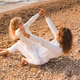 Mother Playing With Child Girl Daughter 4-5 Year Old Wearing White Casual Sweater S and Denim Pants Mother Playing With Child Girl Daughter 4-5 Year Old Wearing White Casual Sweater S and Denim Pants - PhotoDune Item for Sale