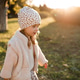 Cute baby girl 4-5 year old wearing fluffy jacket and hat walking in autumn park Cute baby girl 4-5 year old wearing fluffy jacket and hat walking in autumn park - PhotoDune Item for Sale
