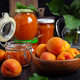 Homemade Apricot Jam in Glass Jars with Fresh Apricots Homemade Apricot Jam in Glass Jars with Fresh Apricots - PhotoDune Item for Sale