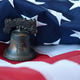 Liberty Bell on an American Flag Liberty Bell on an American Flag - PhotoDune Item for Sale