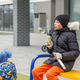Older Sister Blowing Soap Bubbles While Toddler Explores Playground Older Sister Blowing Soap Bubbles While Toddler Explores Playground - PhotoDune Item for Sale