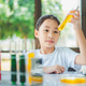 Little Scientist Looking Through a Microscope and Test Tubes Filled With Chemicals for Learning Abou Little Scientist Looking Through a Microscope and Test Tubes Filled With Chemicals for Learning Abou - PhotoDune Item for Sale