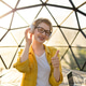 Happy Woman Listen Music Wear Headphones Give Thumbs Up Gazebo Happy Woman Listen Music Wear Headphones Give Thumbs Up Gazebo - PhotoDune Item for Sale