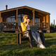 Woman Working Remotely Outdoors Woman Working Remotely Outdoors - PhotoDune Item for Sale