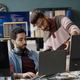 Two Men Collaborating on Software Development in IT Office Two Men Collaborating on Software Development in IT Office - PhotoDune Item for Sale