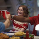 Diverse Teenage Friends Toasting during Home Independence Day Dinner Diverse Teenage Friends Toasting during Home Independence Day Dinner - PhotoDune Item for Sale