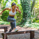 Woman doing lateral hurdle step in outdoor gym, improving agility, coordination and functional fitne Woman doing lateral hurdle step in outdoor gym, improving agility, coordination and functional fitne - PhotoDune Item for Sale