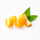 Oranges peel with mint leaves Oranges peel with mint leaves - PhotoDune Item for Sale