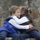 Smiling Toddler Siblings Hugging Outdoors Smiling Toddler Siblings Hugging Outdoors - PhotoDune Item for Sale