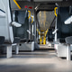 Empty seats and clear aisles can be seen inside a train in daylight. Empty seats and clear aisles can be seen inside a train in daylight. - PhotoDune Item for Sale